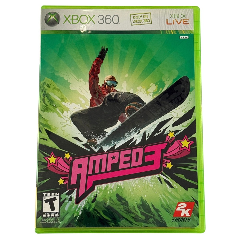 Amped 3 Xbox 360 2005 Snowboarding Game 2K Sports NTSC